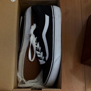 Vans Classic Black and White Sneakers